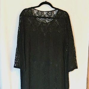 Beautiful Black Lace 2X Dress